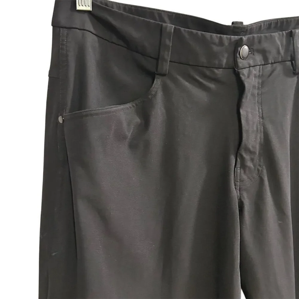 Lululemon Men's Black Slim‎ Fit Dress Pants Size 36 Casual